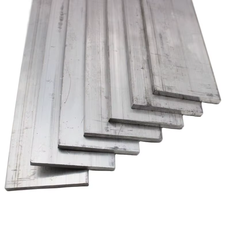 Bande de plaque à barre plate en aluminium, feuille métallique en alliage d'aluminium, bloc CNC, Sto