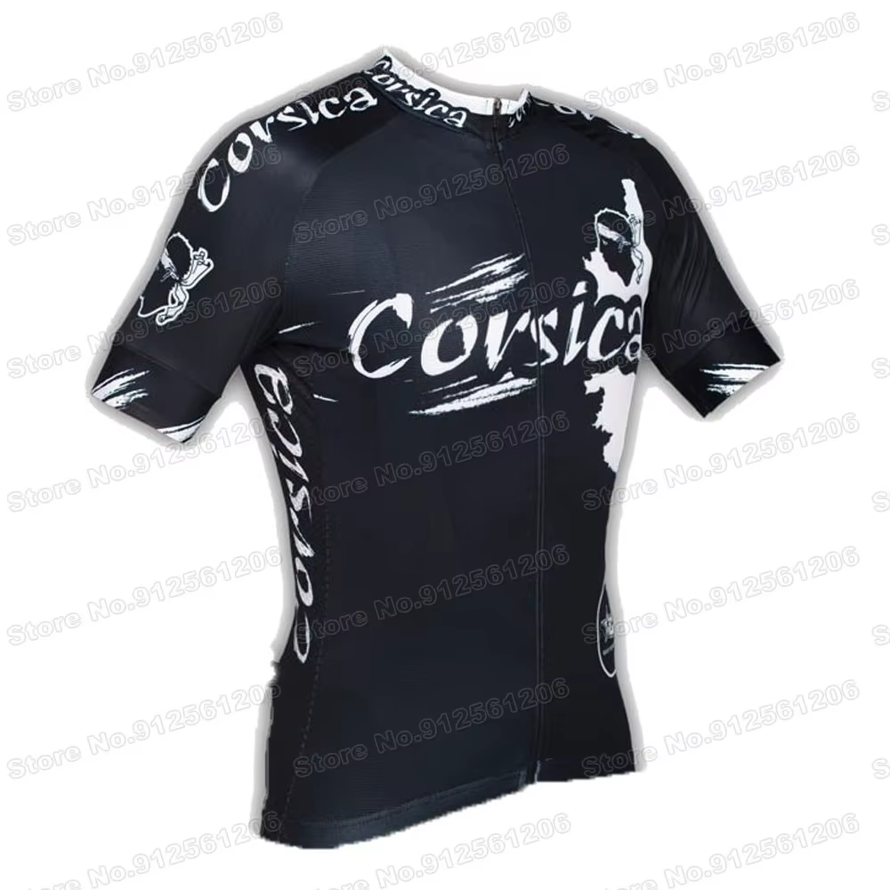 2022 Corsica Maillot de cyclisme ensemble hommes vêtements de cyclisme été vélo de route chemises co