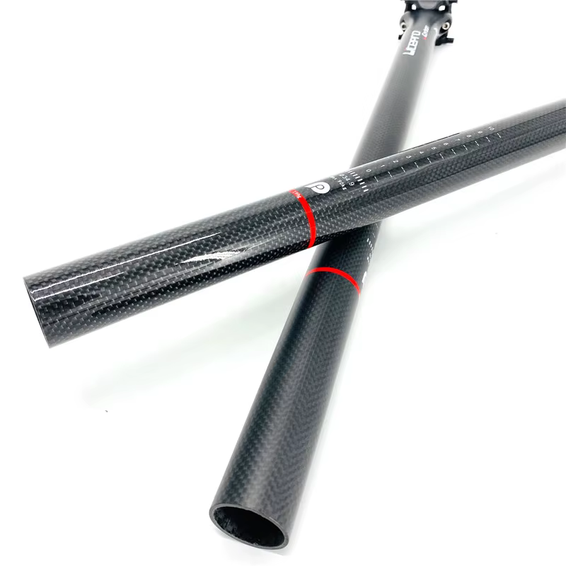 Litepro pour vélo Birdy tige de selle en Fiber de carbone 34.9mm 580mm pour vélo pliant Birdy tige d