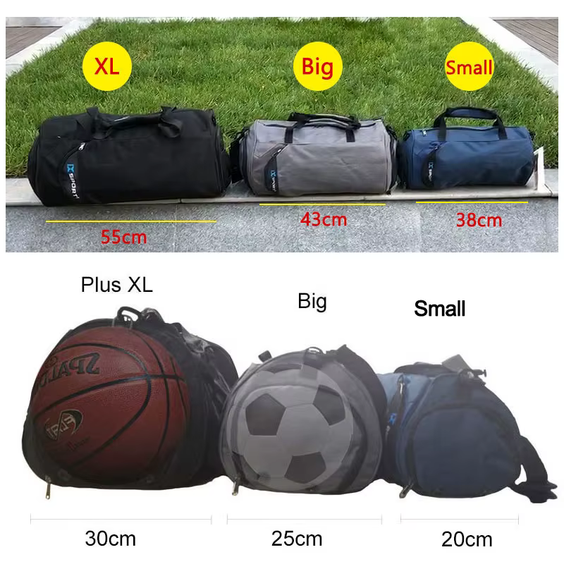 Sac de sport à support sec pour hommes et femmes, XA103 + WA, entraînement, fitness, voyage, sports
