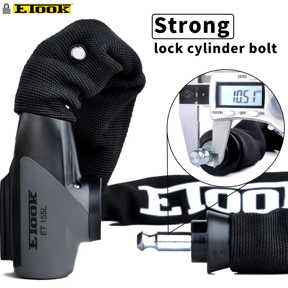 Etook-Serrure portable JOLock pour vélo de route et VTT, accessoires de bicyclette, gril en nylon 90