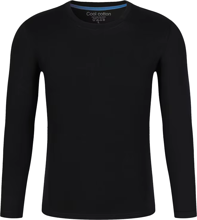 T-shirt manches longues en coton pour homme, élastique, personnalisé, brodé, surdimensionné, Harajuk