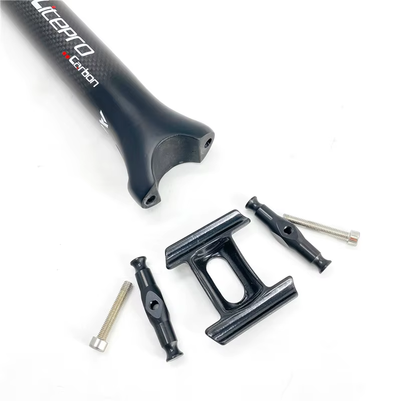 Litepro pour vélo Birdy tige de selle en Fiber de carbone 34.9mm 580mm pour vélo pliant Birdy tige d