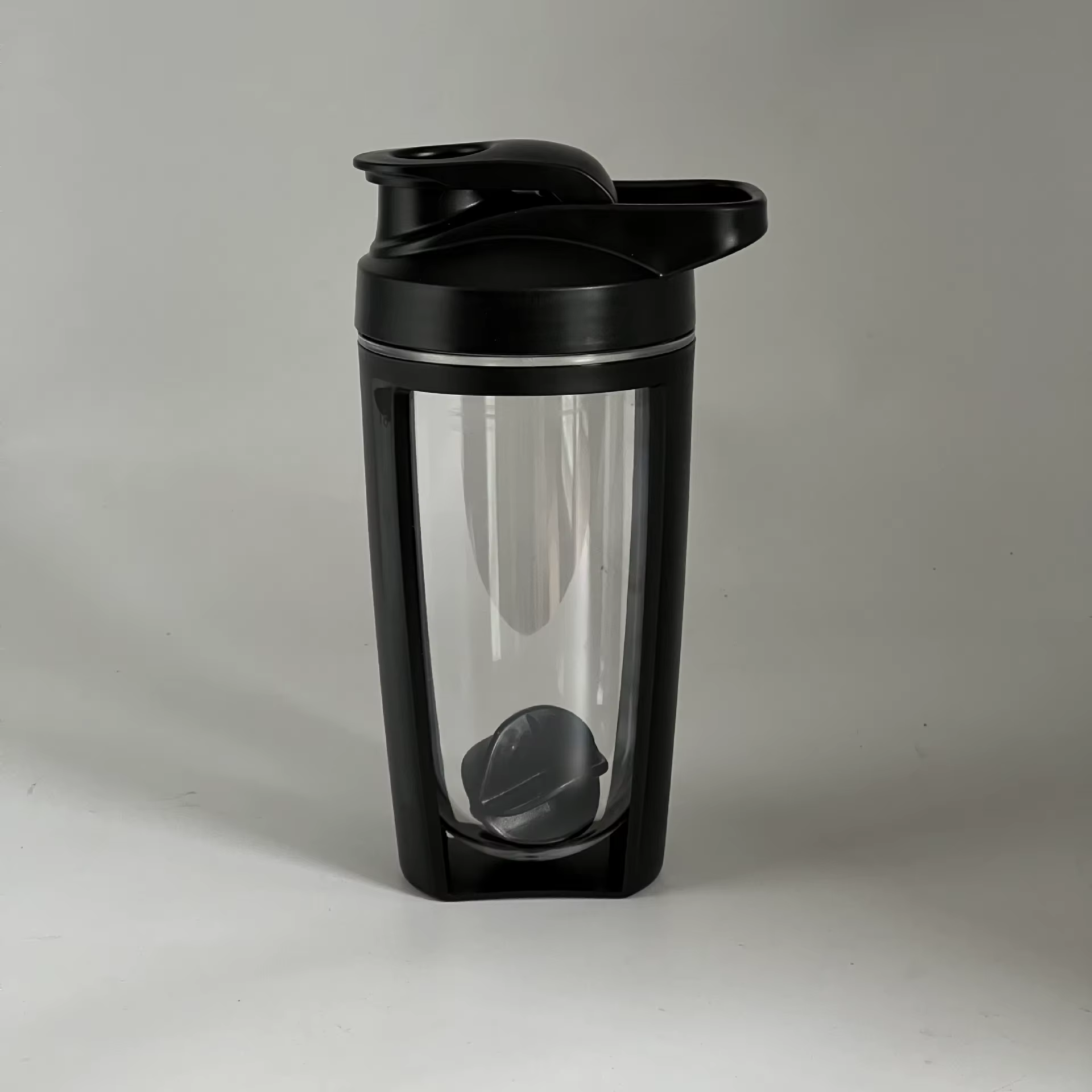 Tasse à secouer 500ML en plastique Double couche graduée Durable étanche mélange de secousse de prot