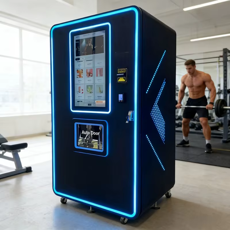 Distributeur automatique de boissons chaudes et froides, de protéines en poudre et de shakes protéin