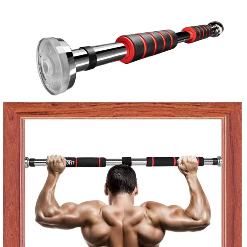 Barre de traction télescopique pour porte, équipement de Fitness antidérapant, réglable, gymnastique