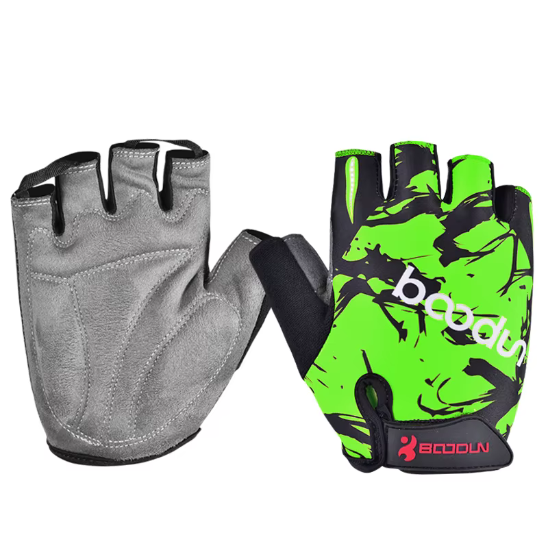 Gants de cyclisme demi-doigt pour hommes et femmes, coordonnants, anti-transpiration, respirants, an