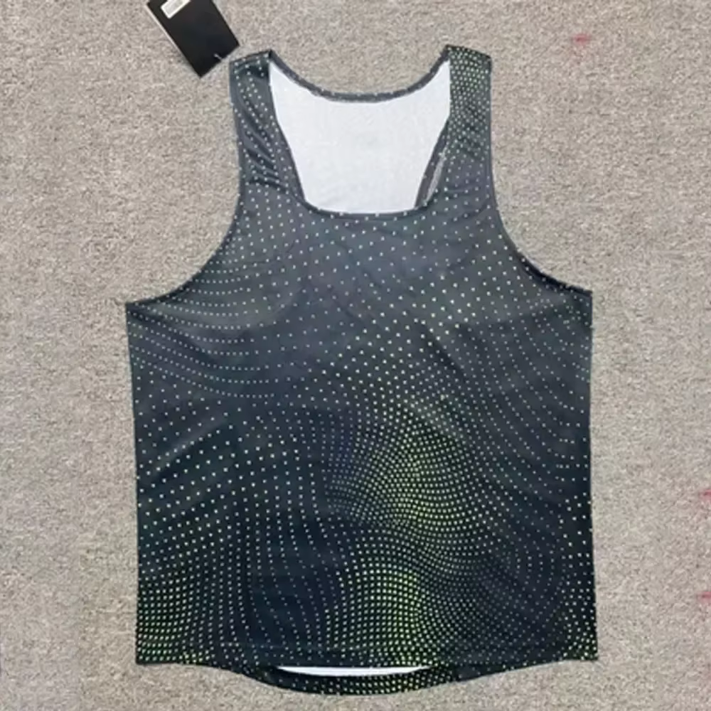 Athlétisme débardeur course vitesse Fitness chemise gars sans manches hommes vêtements athlète piste