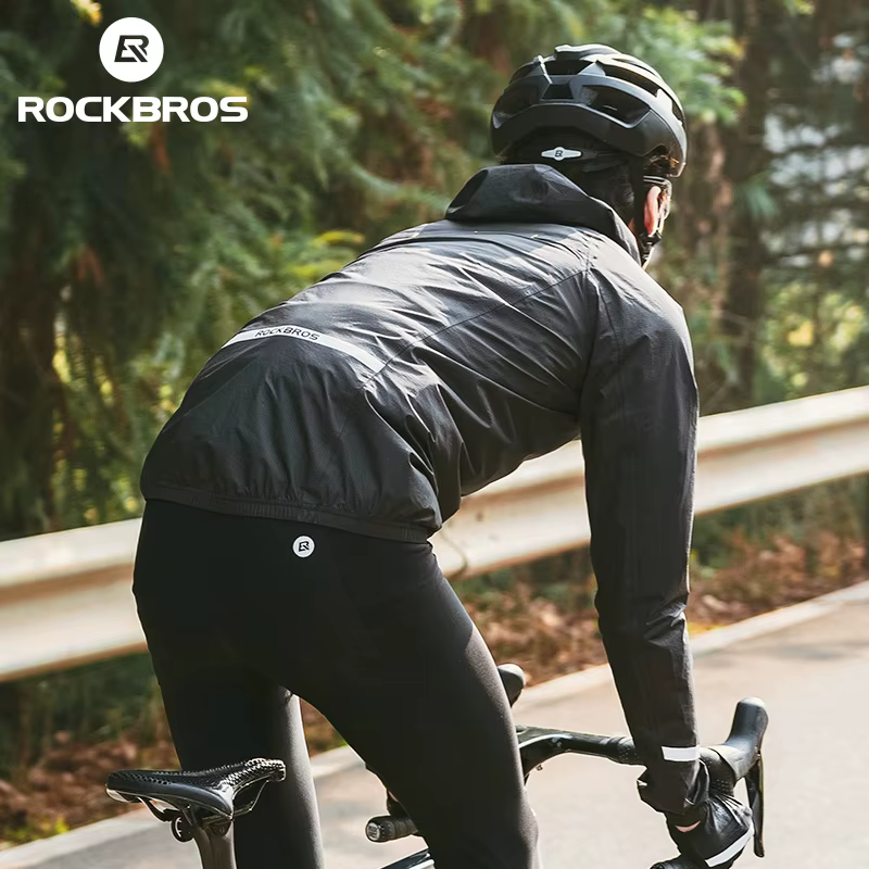 ROCKBROS imperméable cyclisme veste imperméable léger moto manteau de pluie respirant réfléchissant