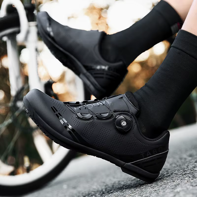 Hommes Non verrouillables VTT chaussures sans crampons vélo de route Rb vitesse Non taquet chaussure