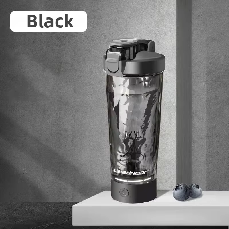 Bouteille mélangeuse électrique automatique 650 ml pour protéines en poudre, shaker, mélangeur, bout