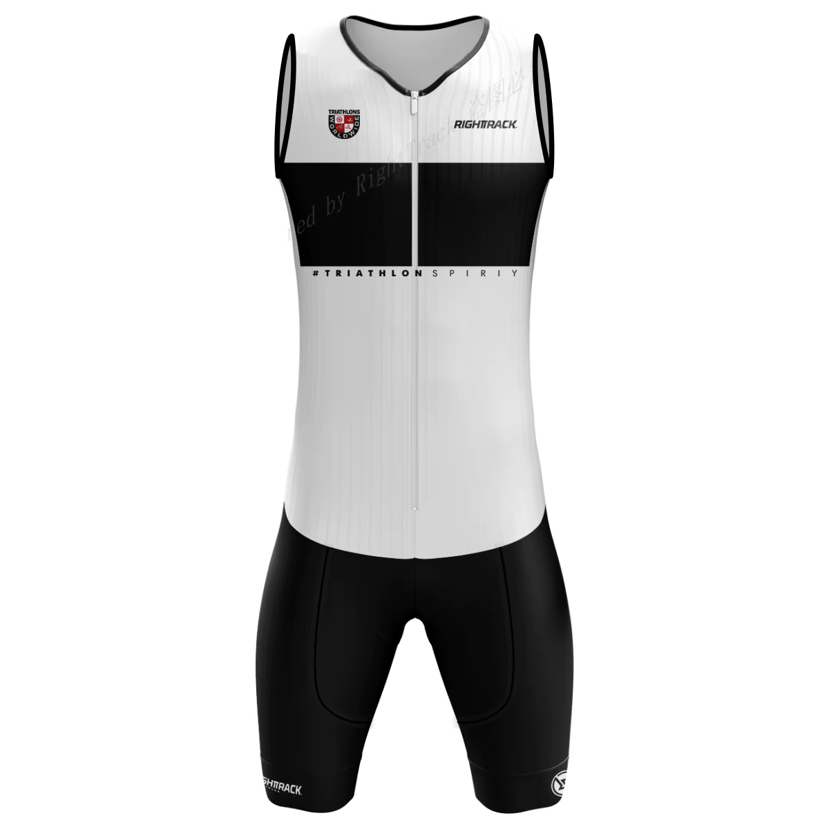 Combinaison de triathlon pour homme New World, bicolore, sans manches, combinaison de course à pied,