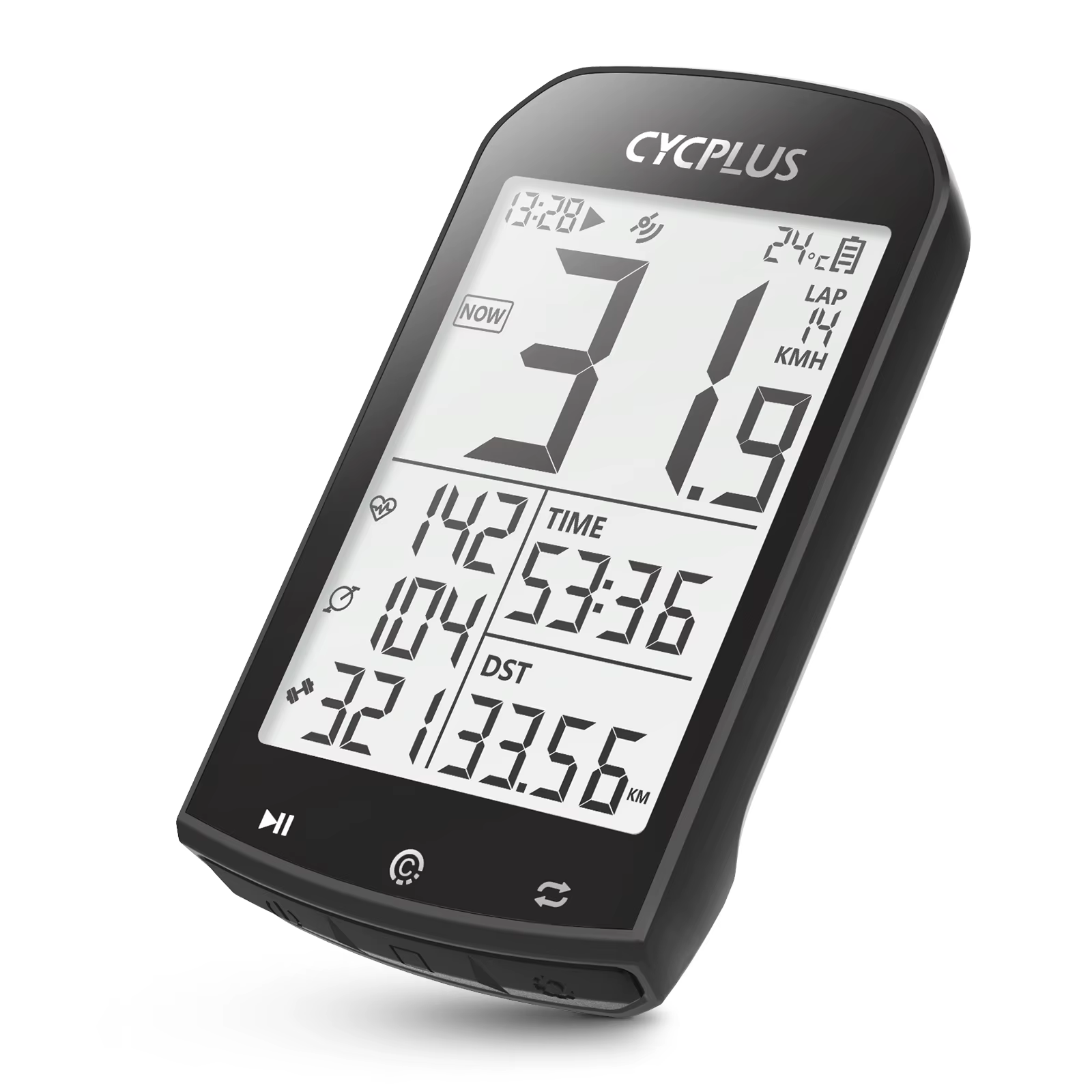CYCPLUS-Ordinateur de vélo GPS Dallas, compteur de vitesse de vélo, Bluetooth 5.0 ANT +, compteur de