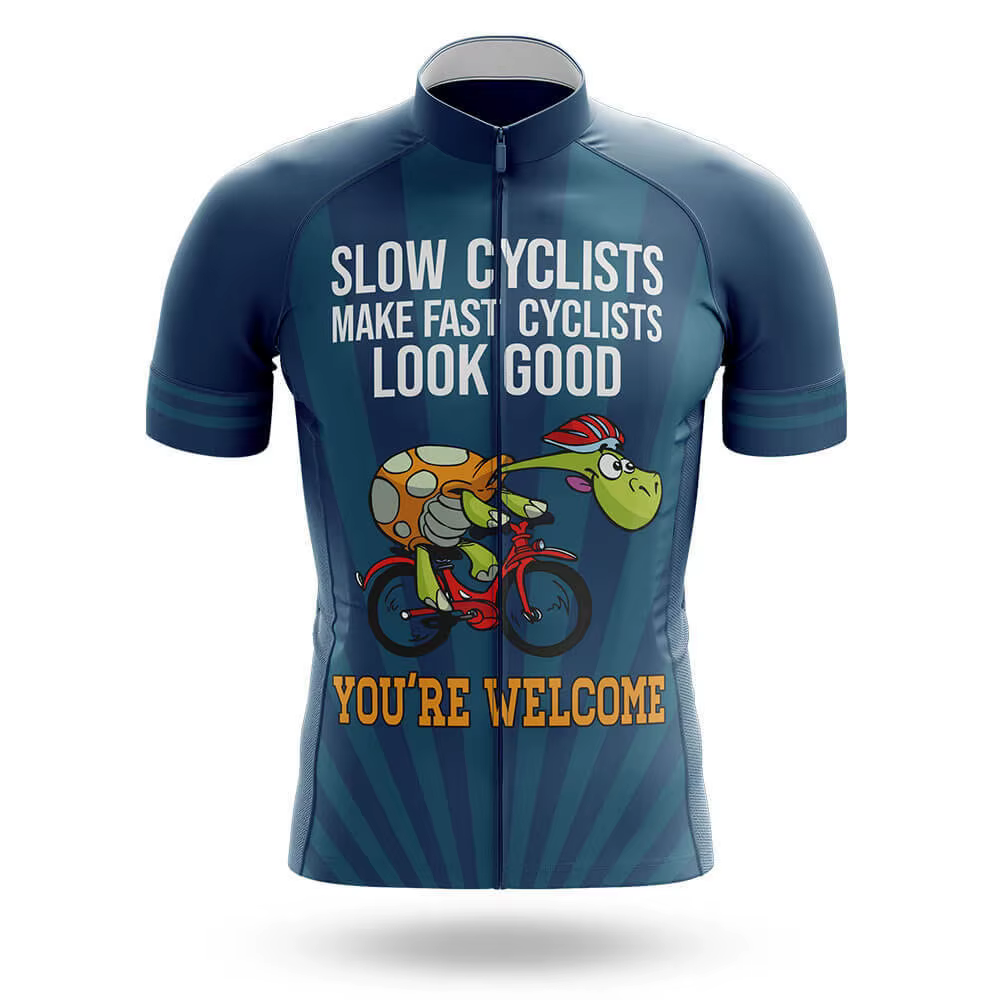 Vêtements de cyclisme Slow Cyclist 2024, maillot de cyclisme d'été pour hommes, maillot de vélo de m