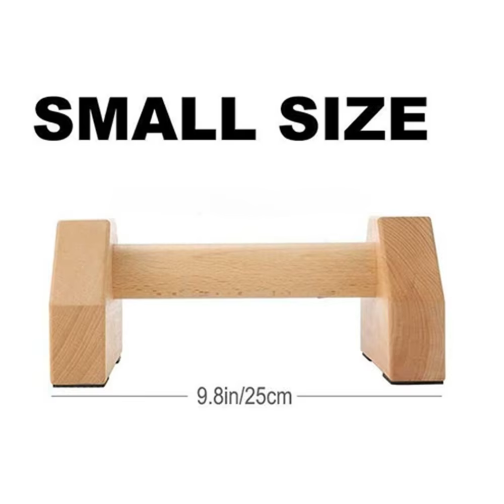 Barres de musculation en bois pour pompes, parallettes antidérapantes, supports de poignée, équipeme