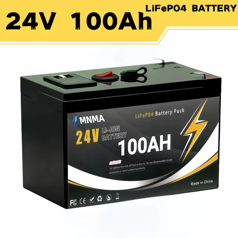 NOUVELLE batterie LiFePO4 24V 120Ah, BMS 200A intégré, plus de 8000 cycles, idéale pour camping-car/