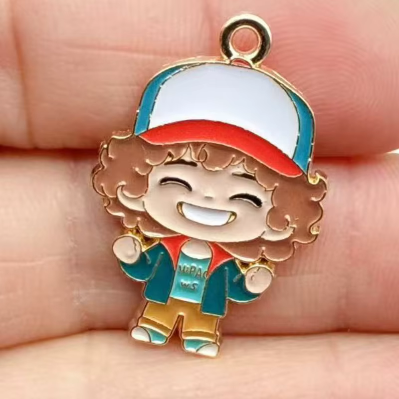 10 pièces de décorations Stranger Things, pendentifs mignons en alliage, figurines d'anime, accessoi