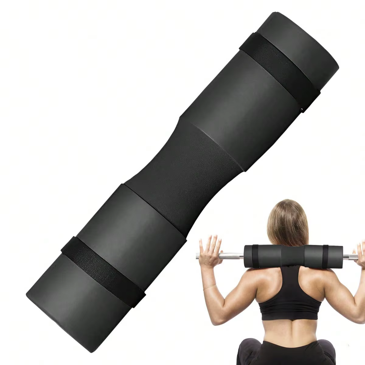 Coussin de squat - Coussin en mousse pour barre de musculation, pour squats, écartements et remises