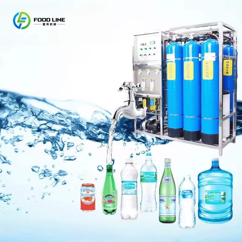 Machines industrielles personnalisées de traitement de l'eau doucisseur d'eau salée d'échange d'ions