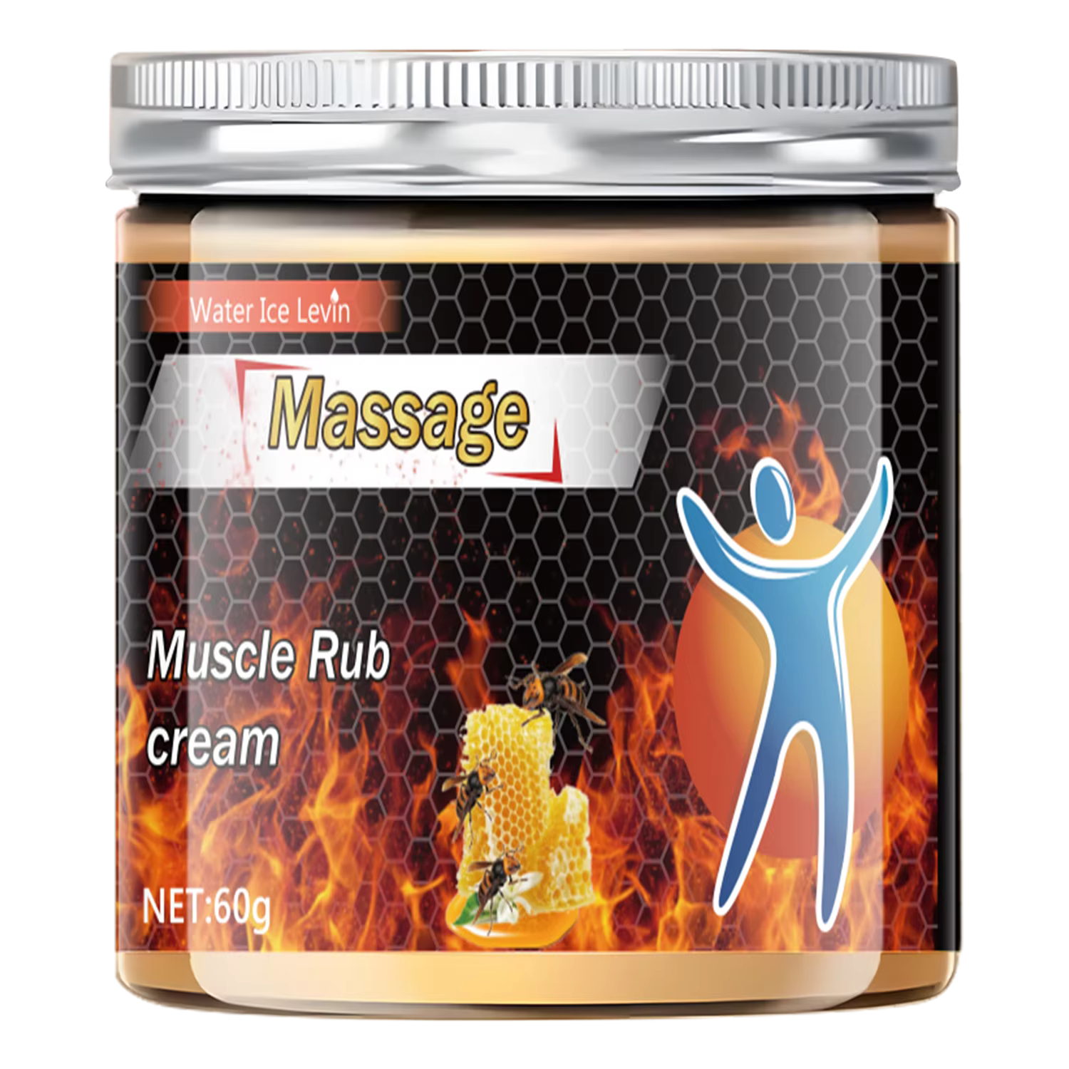 Crème de massage musculaire, adaptée aux hommes et aux femmes. Il est pratique à la chaleur, adapté 