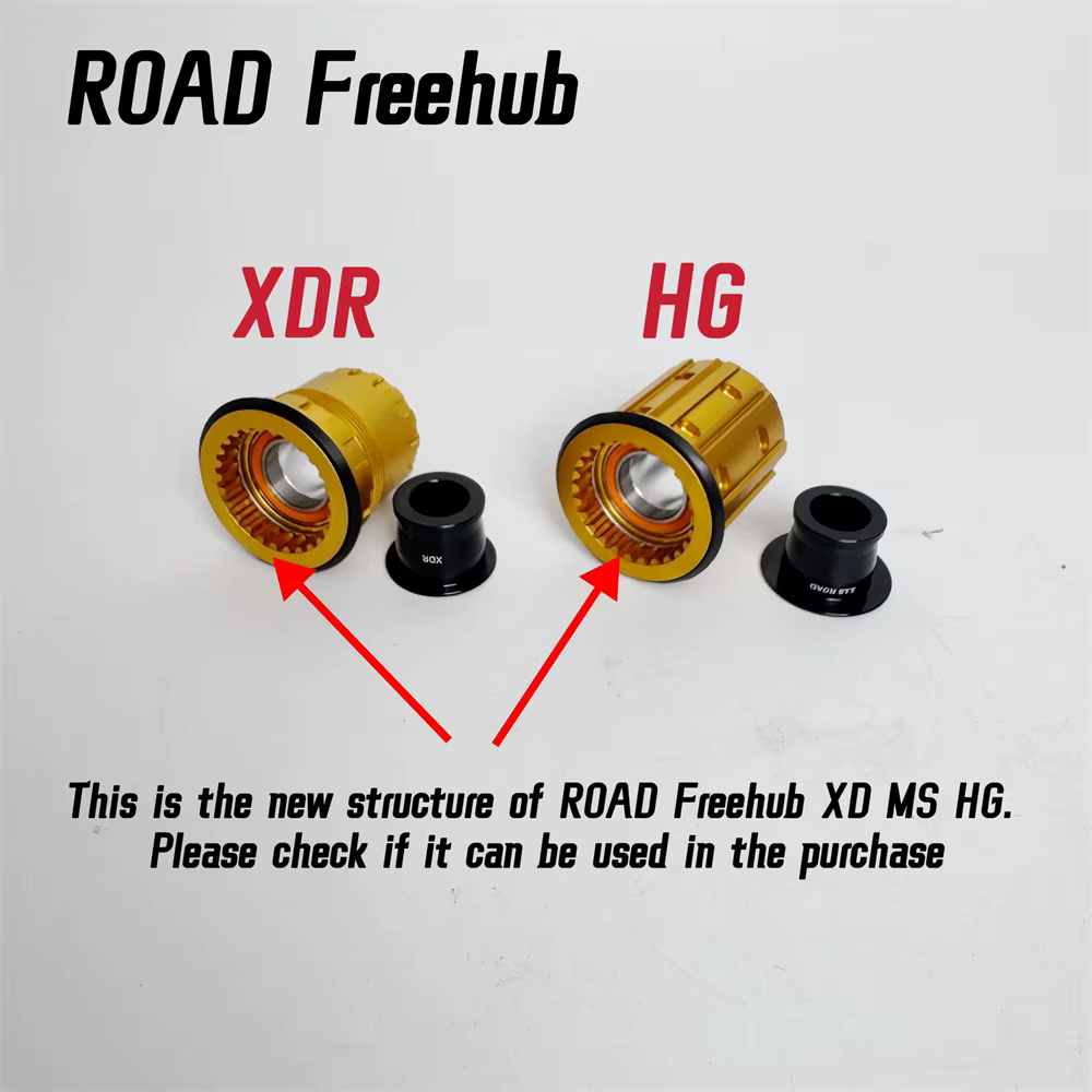 Nouvelle structure VTT Freehub XD MS HG, nouvelle structure ROAD Freehub XDR HG