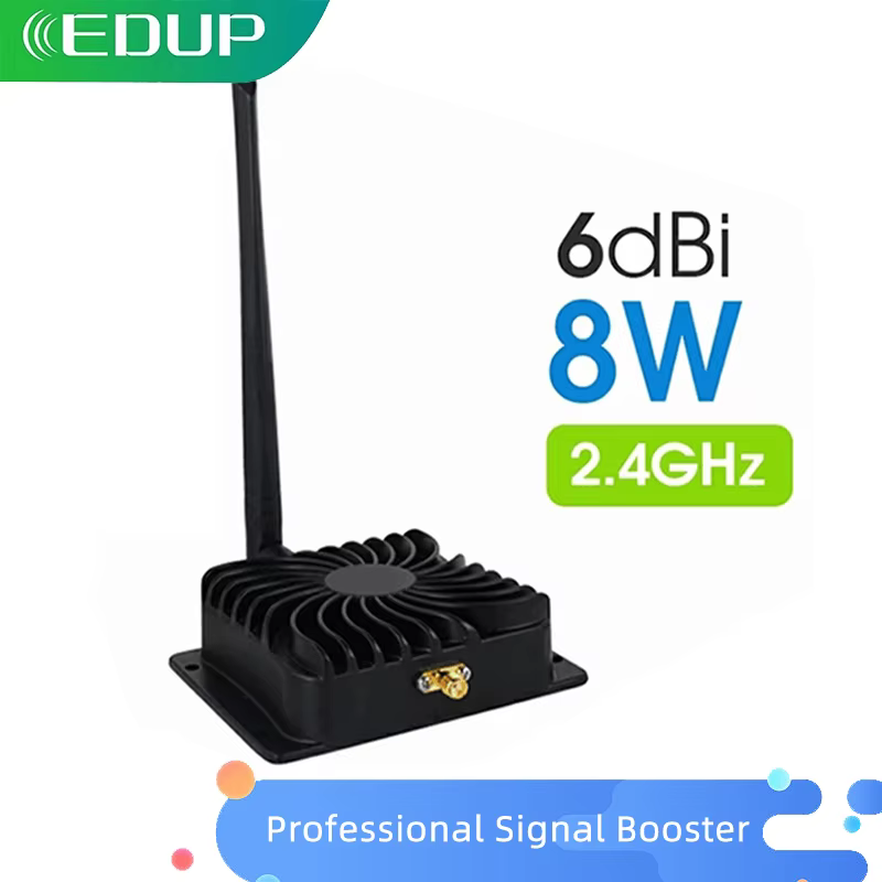 EDettes-Amplificateur de Signal de Puissance Wi-Fi 2.4GHz, Routeur 8W, Télécommande Sans Fil, Longue