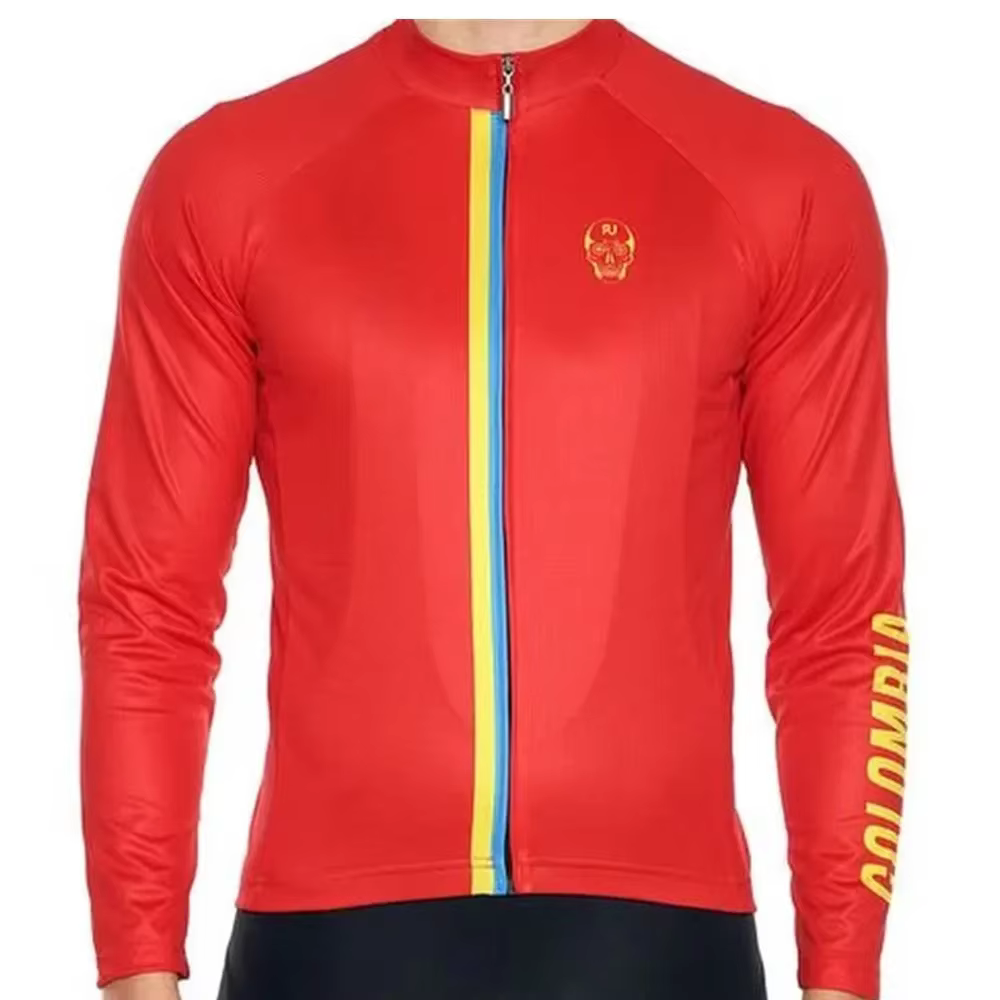 Go Rigo Go-Maillot de cyclisme à manches longues pour homme, vêtements de protection solaire, équipe