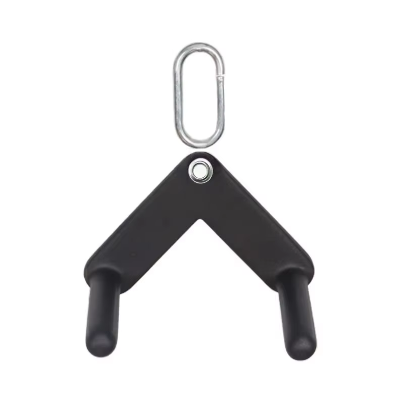 Barre de descente côtelée pour triceps, poignée de traction vers le bas, câble de poulie, accessoire