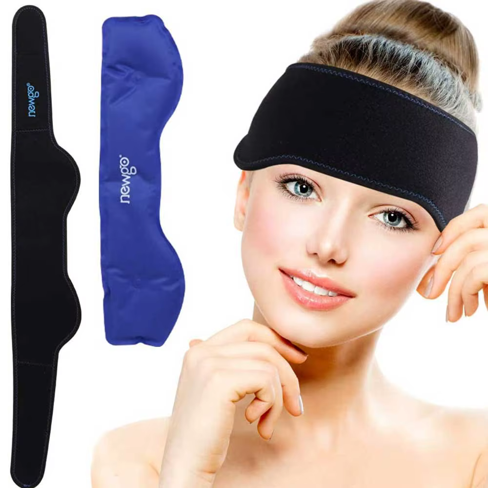 Bandeau de thérapie pour maux de tête, soulagement de la douleur, pour la Migraine, compresse froide
