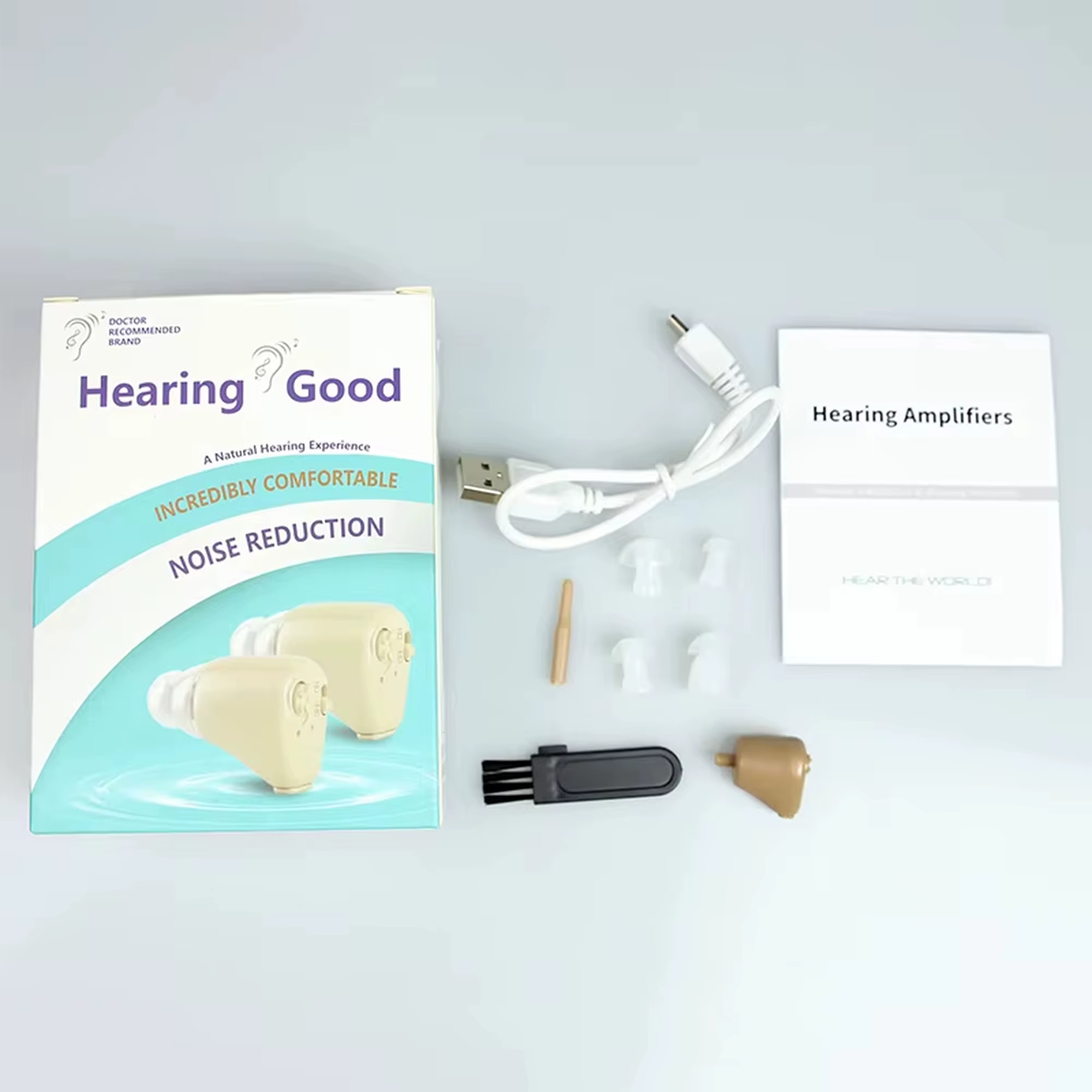 Mini amplificateur de son, rehausseur de son d'oreille, réduction du bruit, annulation améliorée du