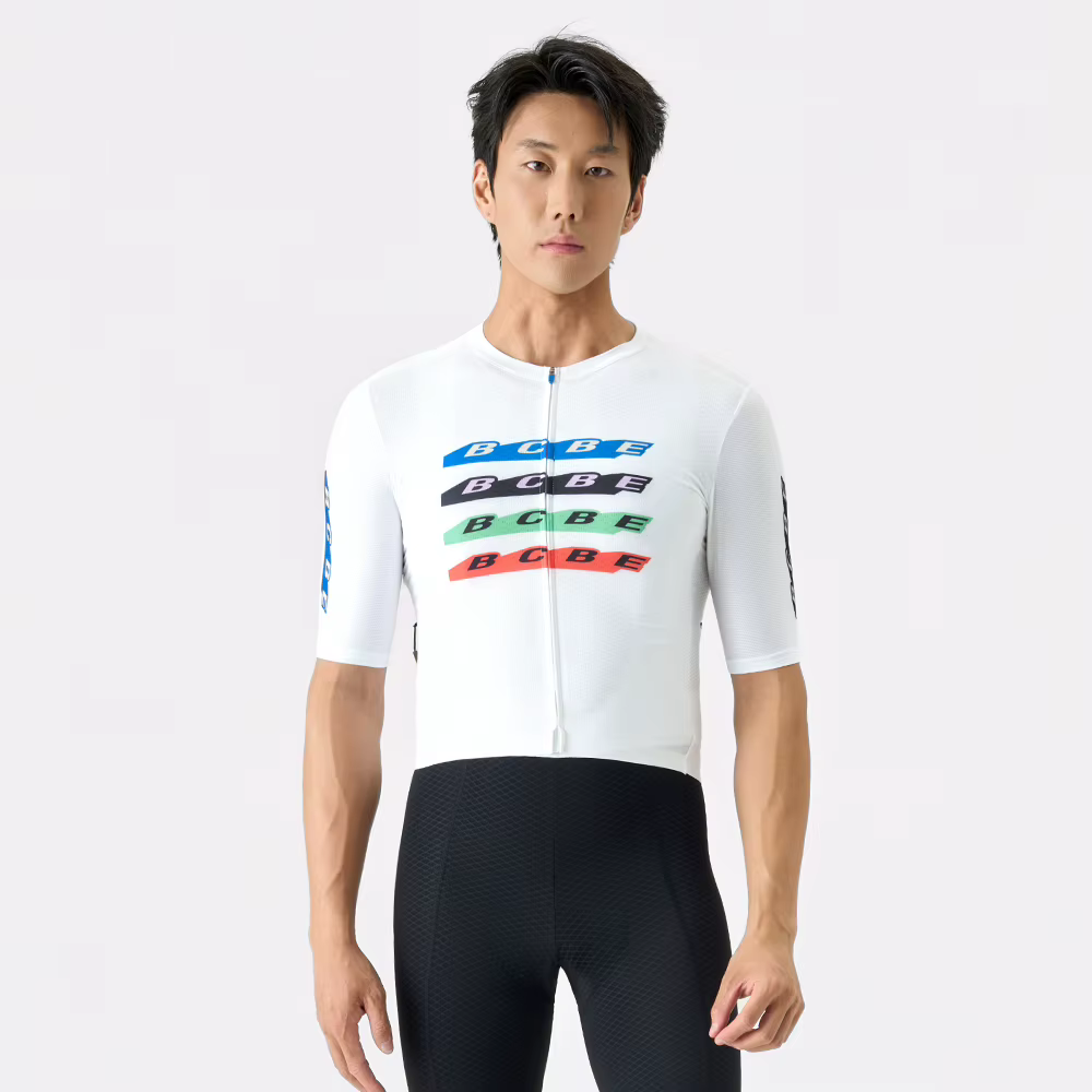 BCBE-ING Maillot de cyclisme d'été à manches courtes, vêtements de vélo respirants de haute qualité,