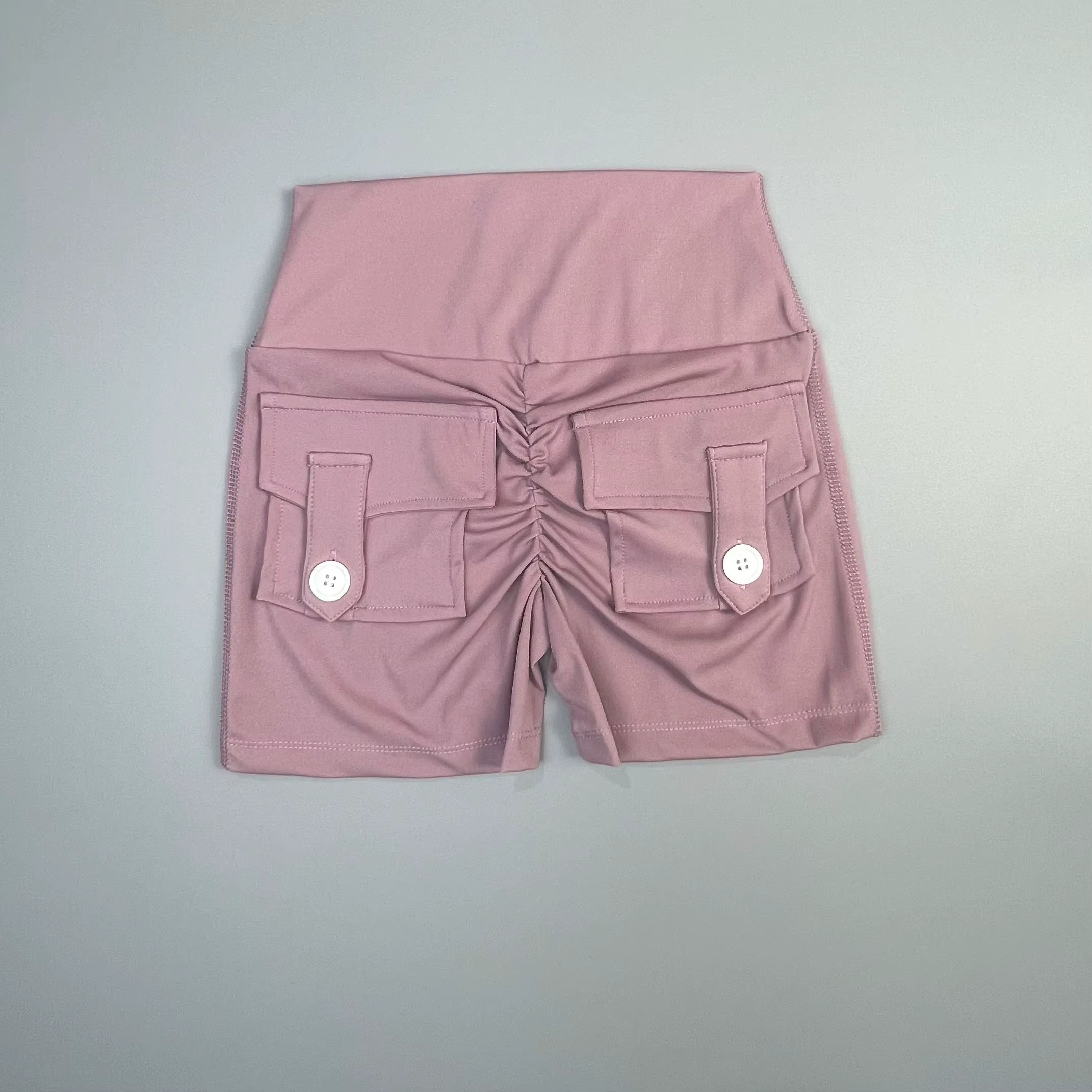 Short de Fitness pour femmes, pantalon trois-quarts d'exercice, Cargo, poche sèche, Yoga, levage ser