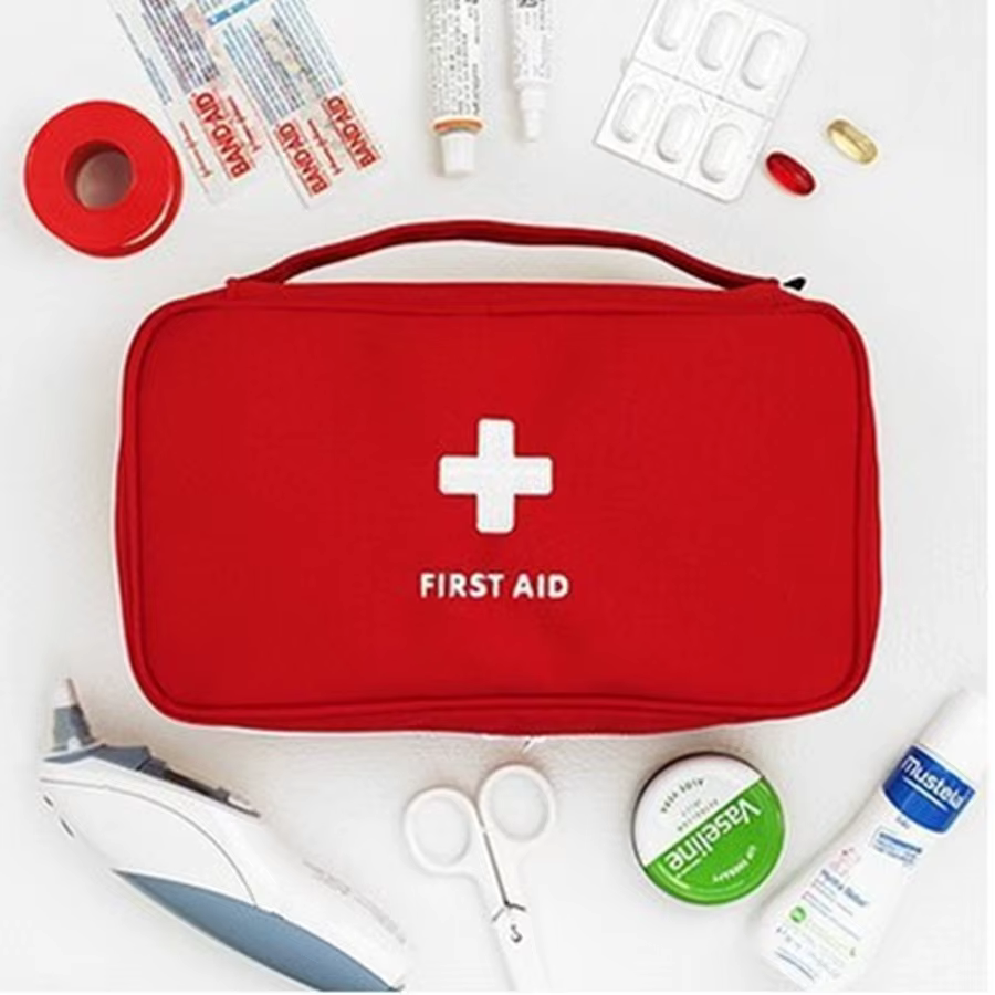 Trousse de premiers secours pour médicaments de santé, tissu Oxford, rangement de voyage Portable, t