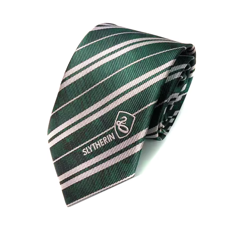 Cravate Harry Potter Magic Academy ; Cravate JK pour femme ; Cravate Serpent Slytherin ; Cravate Fan