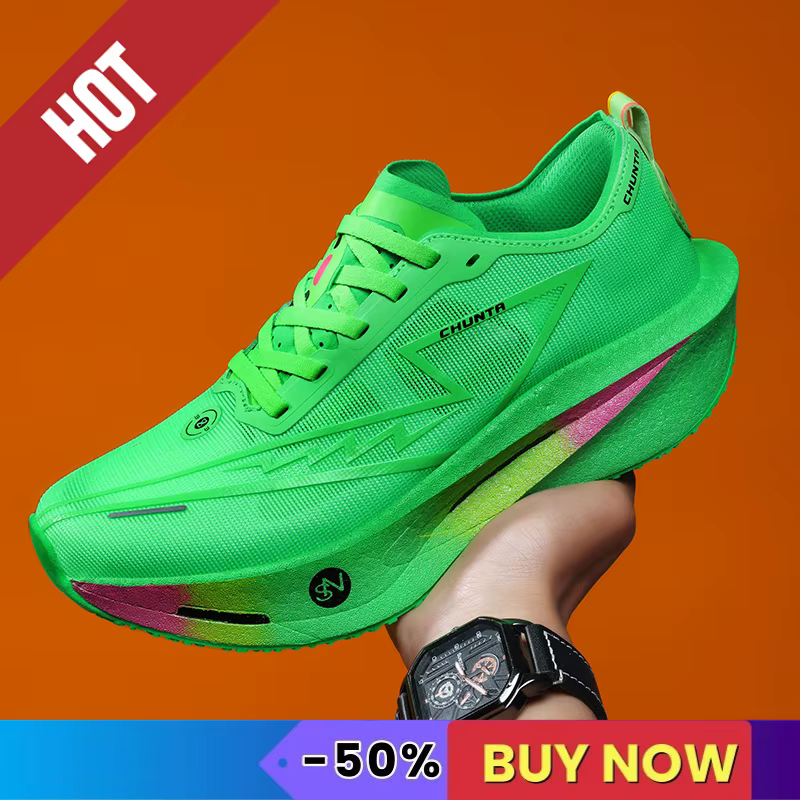 Chaussures de course de sport hommes Marathon baskets CarbonPlate léger respirant confortable femmes
