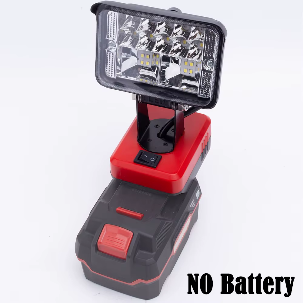 Lampe de travail LED sans fil pour batterie Li-ion Parkside X20V Performance, lampe d'extérieur port
