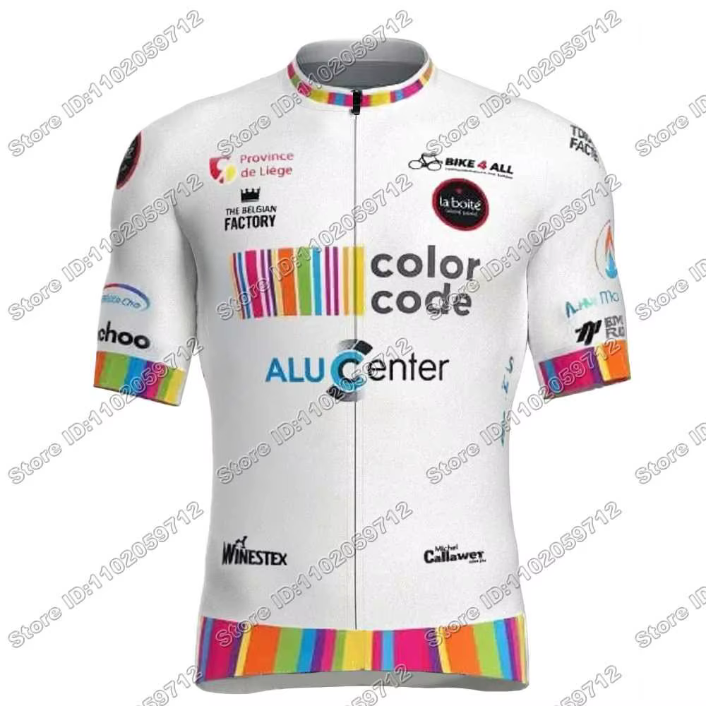 Maillot de Cyclisme 2026 Color Code Alu Center,Vêtements de Cyclisme Équipe de Belgique,Chemise pour