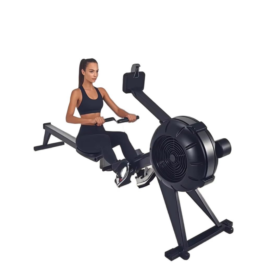 Appareil de musculation pour salle de sport, Rower à air, machine à ramer pour la perte de poids et
