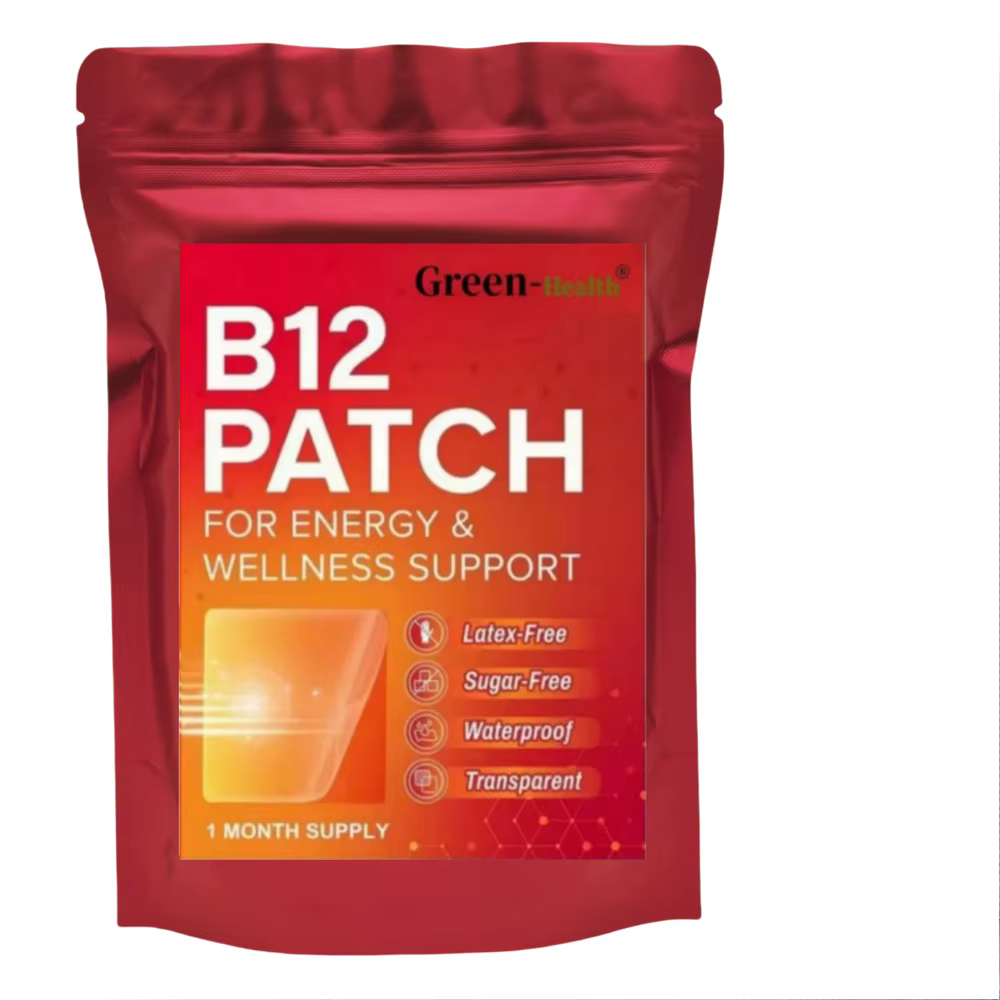 Patch quotidien B12 transdérmique auto-adhésif mélange naturel 30 unités pour 1 mois approvisionneme