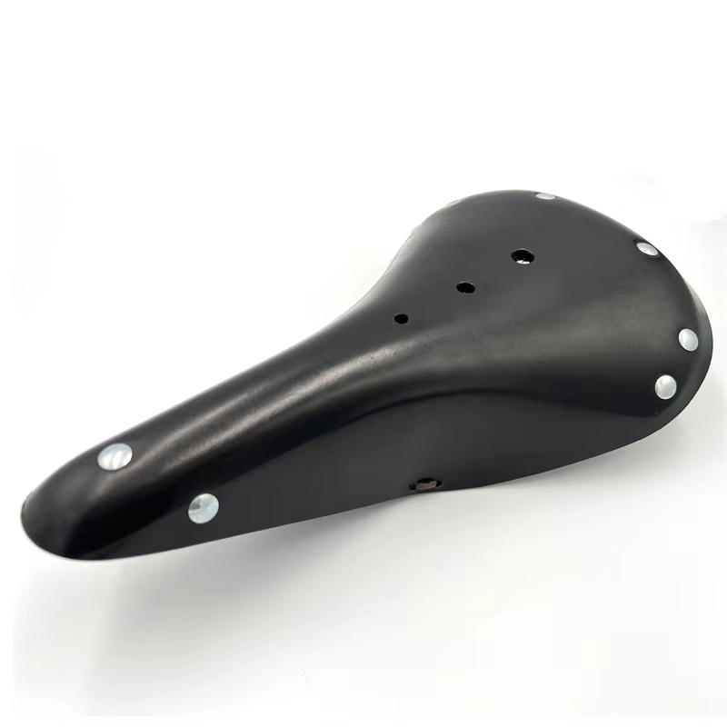 Selle de vélo universelle faite à la main en cuir Bromsilice, siège en cuir pour VTT