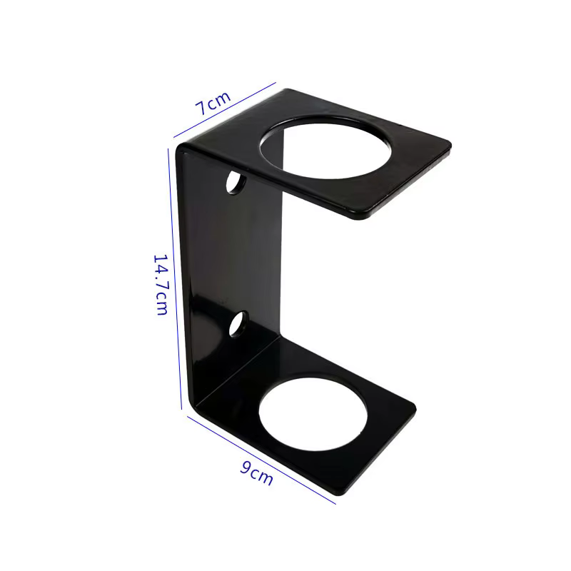 Support mural pour barre de confrontation, simple, double, rangement pour haltères, salle de sport o