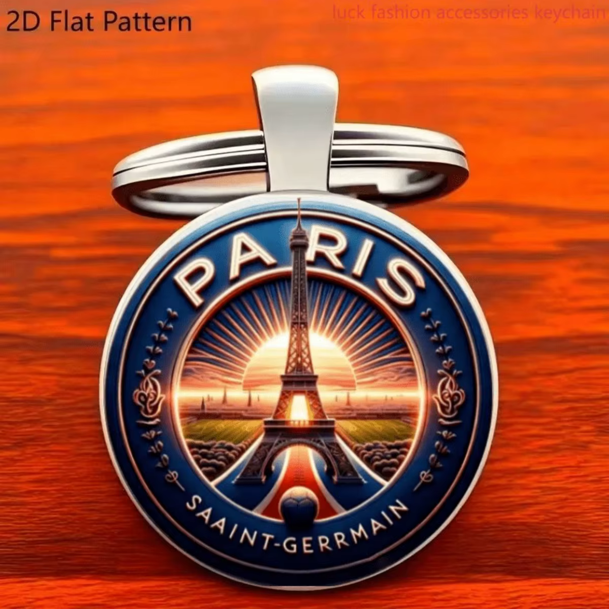 Porte-clés tour Eiffel de Paris, porte-clés de voiture en alliage de zinc durable, cadeaux d'anniver
