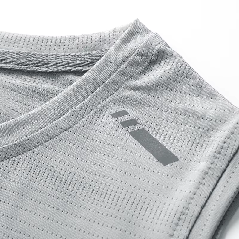 CHRLCK gilet de course pour hommes séchage rapide débardeur de gymnastique hommes Fitness chemise sa