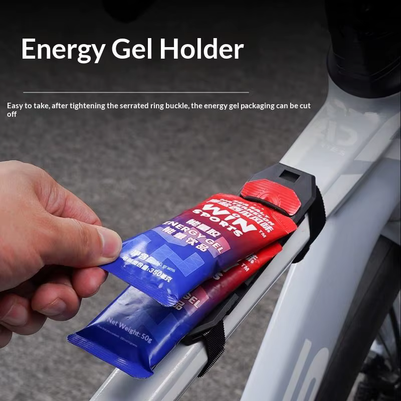 Boîte de rangement pour gel énergétique pour vélo, design universel pour vélos de route et de montag