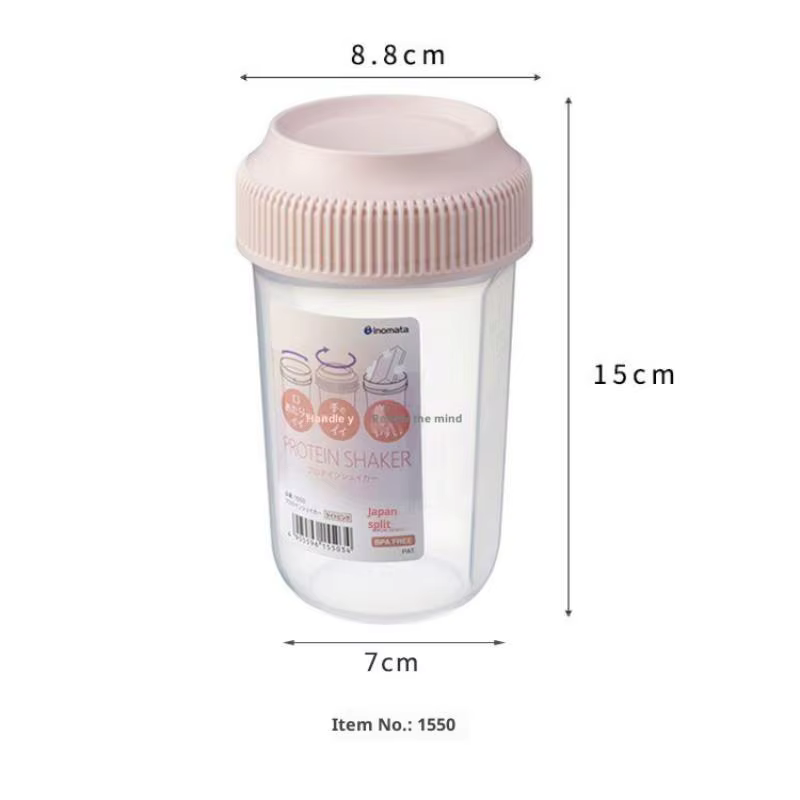 1Pc 400 ML Shaker de sport pour hommes et femmes, tasse à mélanger pour protéines en poudre, milksha
