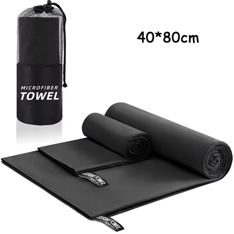 Serviette de sport en microfibre à séchage rapide, 40x80CM, pour natation, gymnastique, Yoga, Fitnes