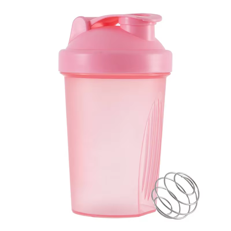 Bouteilles Shaker de 400ML, mélangeur de poudre de protéines de lactosérum, tasses d'eau de Sport, F
