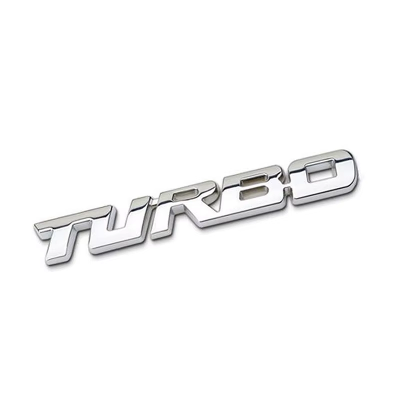 Autocollant de voiture turbocompressé en alliage métallique, insigne 3D, accessoires de modification