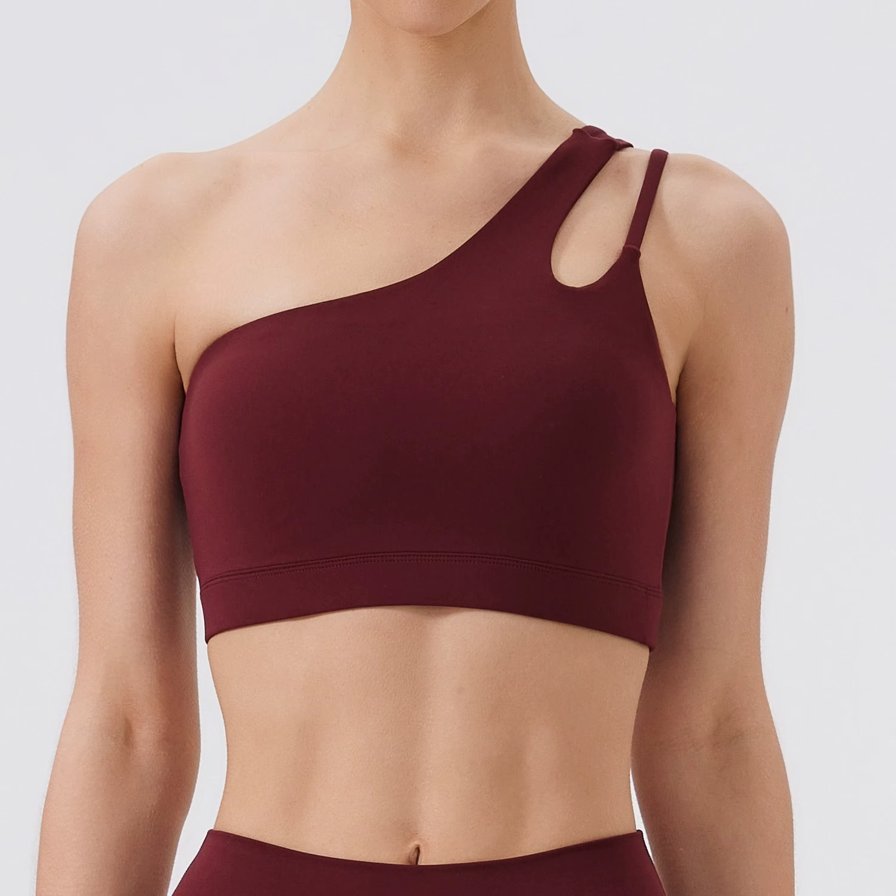 Femmes soutien-gorge de sport Push Up Fitness soutiens-gorge une épaule antichoc Yoga soutien-gorge
