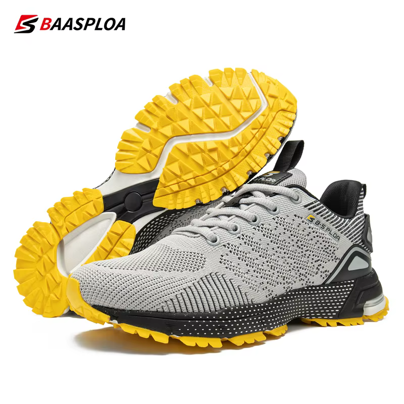 Baasploa-Chaussures de course professionnelles pour hommes, baskets d'entraînement respirantes, légè